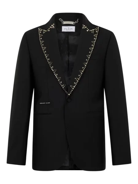 Sacou Philipp Plein cu tepi negru