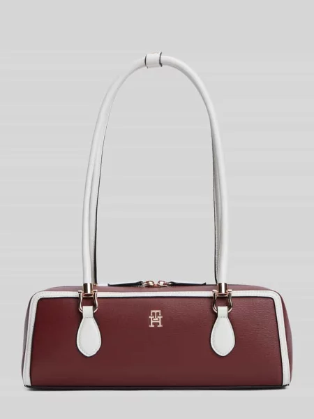 Torebka bagietka Tommy Hilfiger skórzana