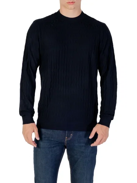 Sweter Armani niebieski