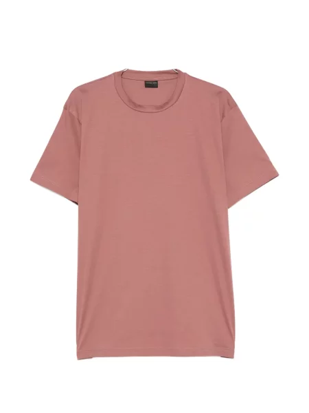 Scurt tricou Michael Coal cu decolteu rotund roz