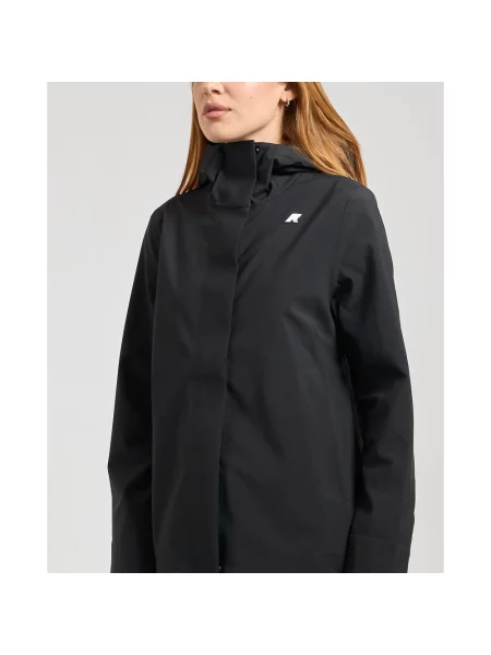 K-Way Kurtki Kobieta L Kurtka Rozkloszowana Aw 25 czarny