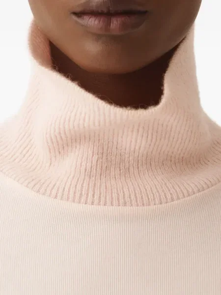 Pulover Fabiana Filippi din jerseu roz