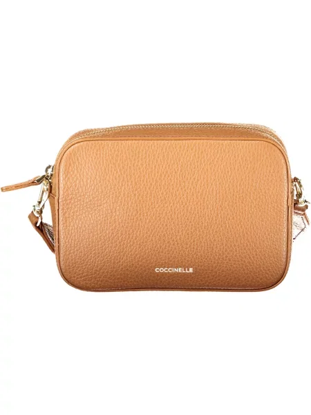 Coccinelle geantă crossbody pentru femei din piele maro