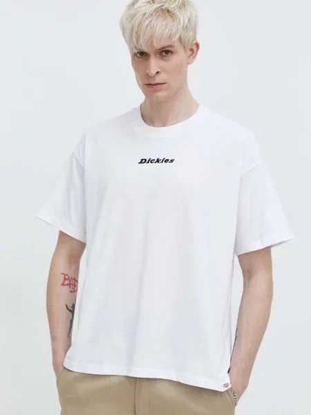 Тениска Dickies ENTERPRISE TEE SS с принт бяло