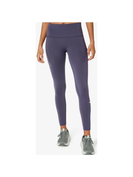 Legginsy długie ASICS Road Seamless granatowe M niebieskie