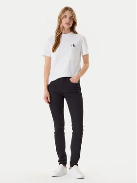 Džínová košile Calvin Klein Jeans bílá