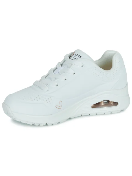 Tenisky Skechers so srdiečkami biela