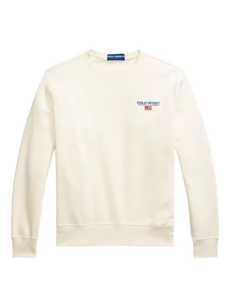 Căciulă Polo Ralph Lauren de catifea cord cu dungi de costum alb