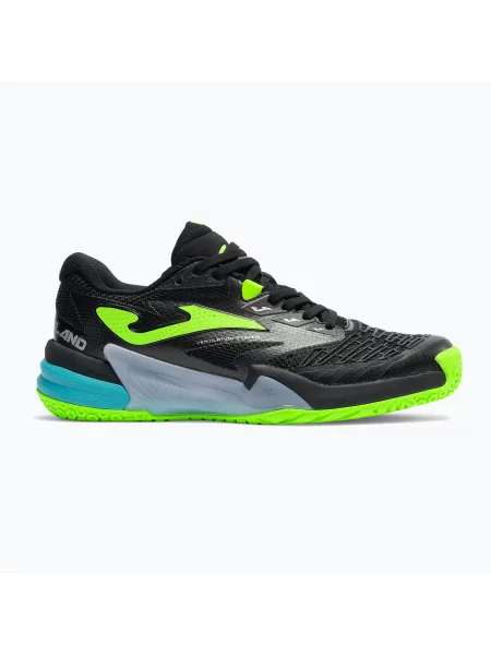 Încălțăminte de tenis pentru bărbați Joma Roland C black/fluor yellow negru