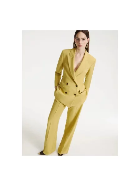 Pantaloni Marella galben