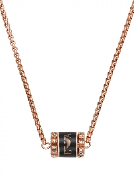 Colier Emporio Armani de cristal roz