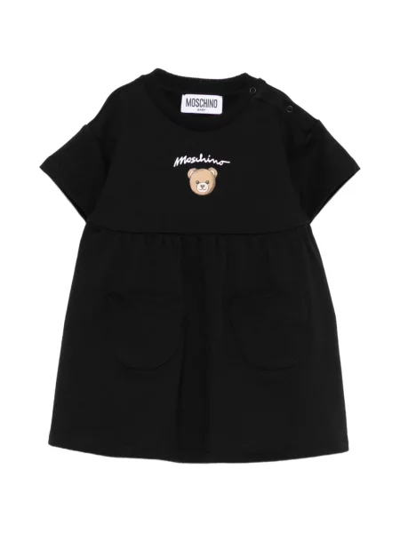 Sukienka dziecięca Moschino czarna
