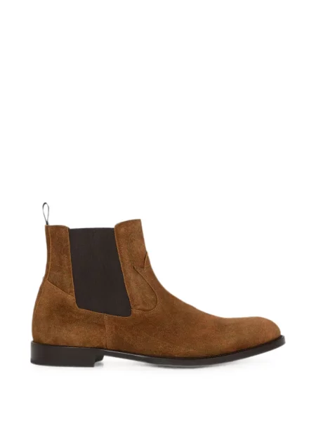 Botine chelsea Etro din piele de căprioară maro