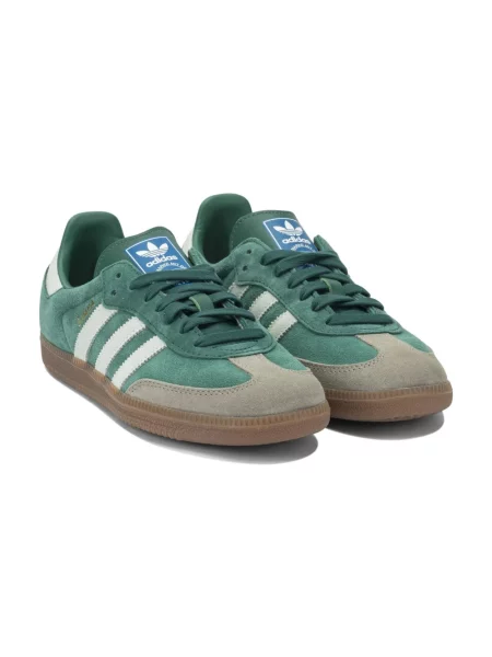 Sneakersy Adidas Originals skórzane zielone