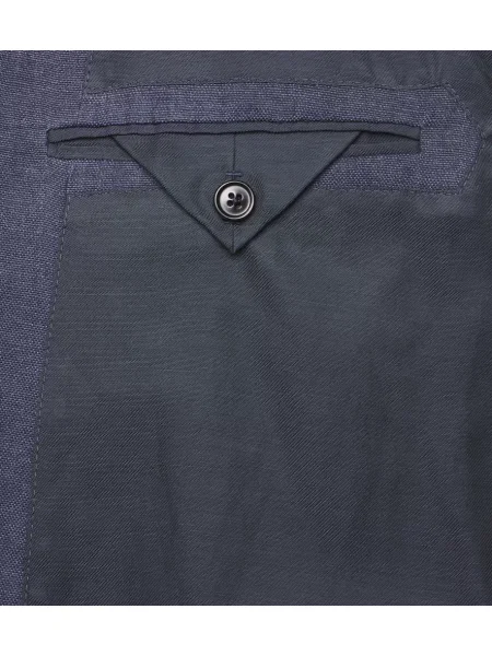 Geacă Zegna de in albastru