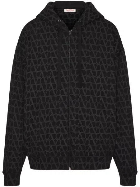 Hanorac cu glugă Valentino Garavani negru