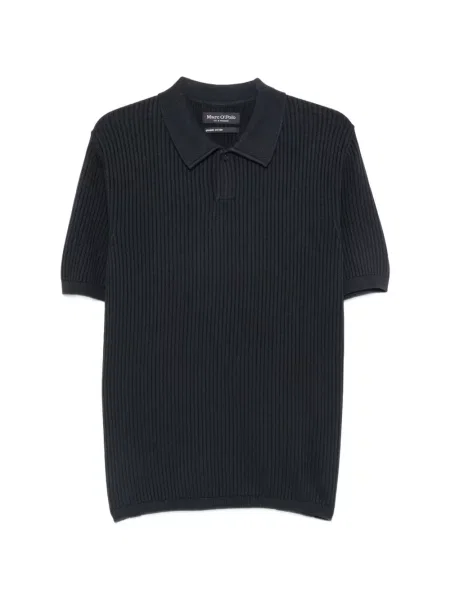 Tricou polo Marc O'polo tricotate albastru
