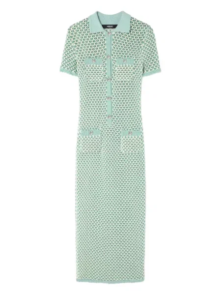 Rochie mini Versace de costum verde