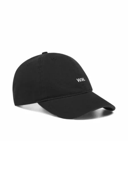 Șapcă Wood Wood cu broderie negru