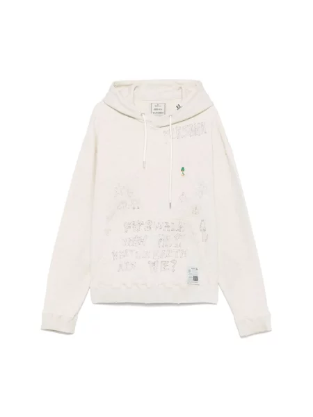 Bluza z kapturem Mihara Yasuhiro z kapturem biała