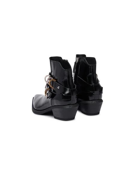 Členková obuv PINKO Ankle Boot Box Calf čierna