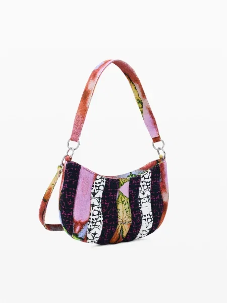 Desigual Kabelka na rameno M. C. Lacroix ružová / červená / čierna biela
