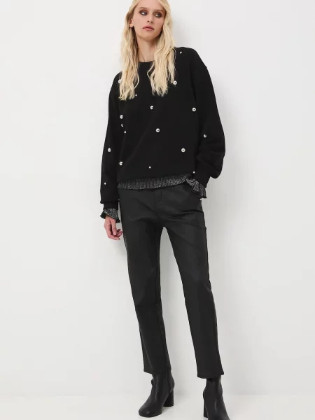 Medicine spodnie fason chinos medium waist czarny