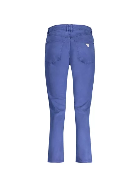 Skinny jeansy skinny Guess niebieskie