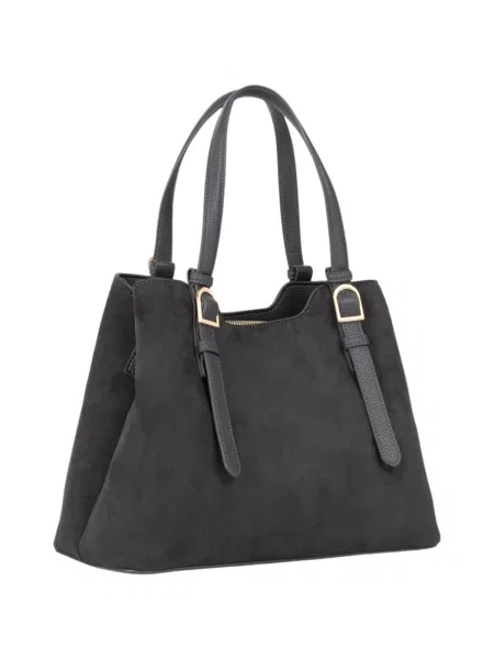 Valentino Bags crossbody kabelka dámska z imitácie semišu WINNIE WINTER sivá