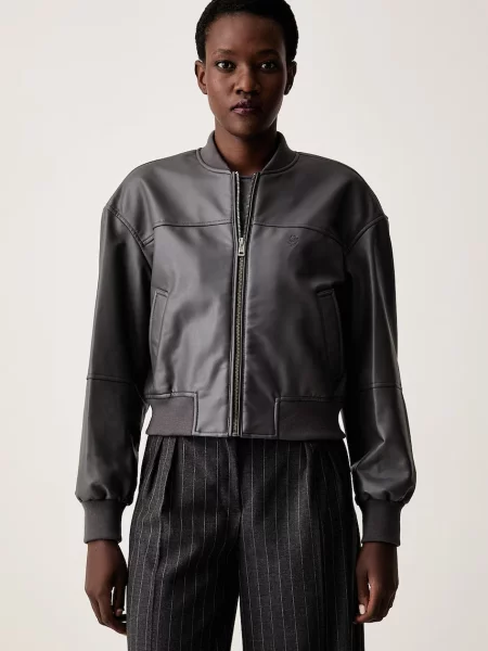 Guess Jeans Geacă bomber gri