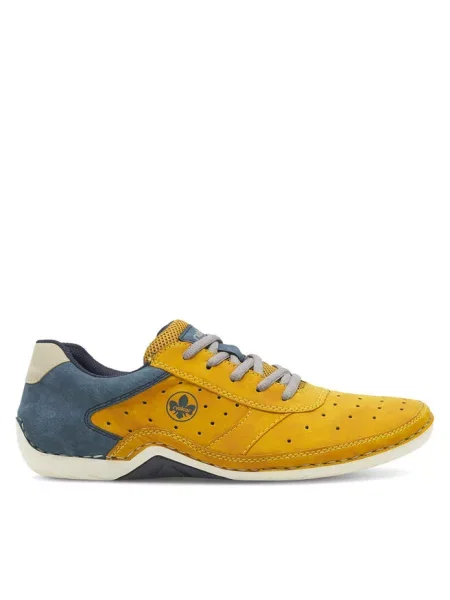 Sneakersy Rieker żółte