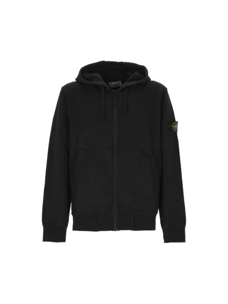 Bluza rozpinana Stone Island z kamieniami czarna