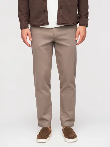 Ombre SLIM FIT chino kalhoty šedé