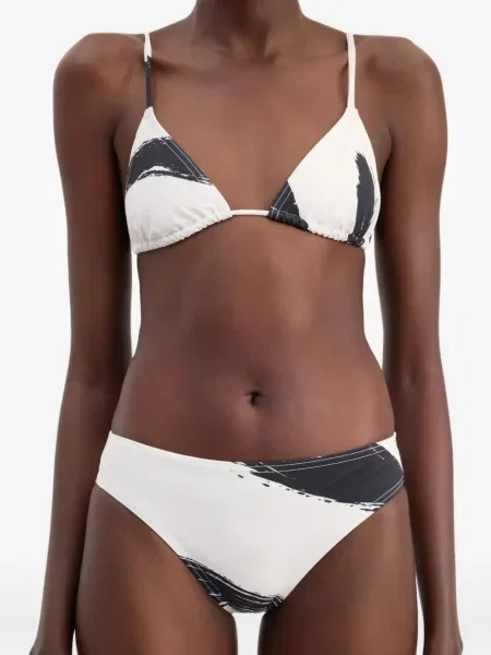 Bikini Loulou De Saison cu imagine alb