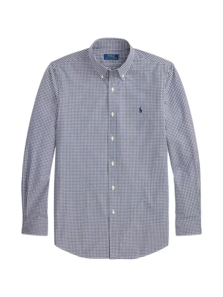 Τέντωμα καρό κιλότα Polo Ralph Lauren με κέντημα πράσινο