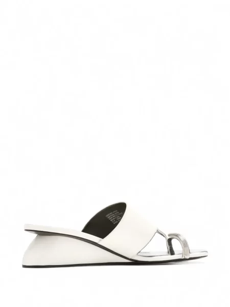 Sandale Tory Burch cu pană alb