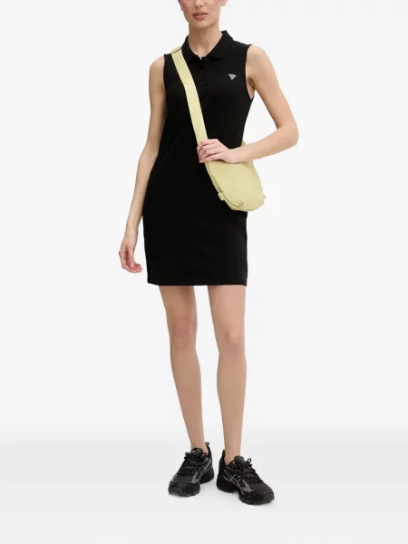 Stras rochie mini Guess fără mâneci negru
