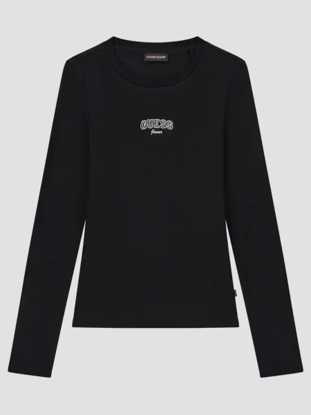 Лонгслів Guess Jeans чорний