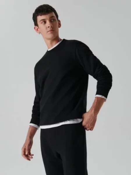 Sinsay Mikina basic Černý