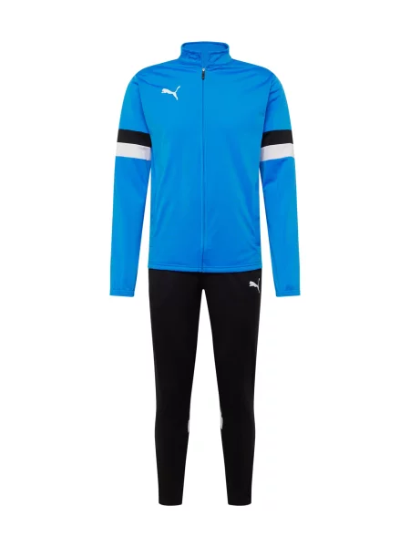 PUMA Športna trenirka Team Rise modra / črna bela