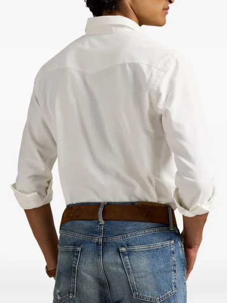 Μικρός κασκέτο Polo Ralph Lauren με χαμηλή μέση υφαίνω διαγωνίως πράσινο
