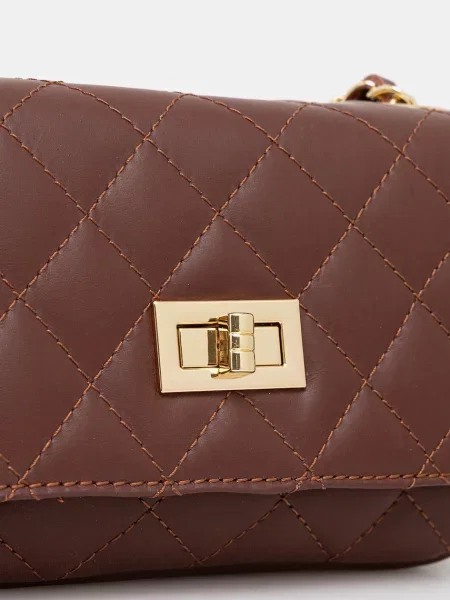 Шкіряна сумочка Answear.LAB коричневий