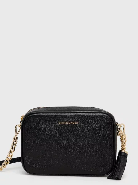 Torebka crossbody Michael Michael Kors skórzana czarna