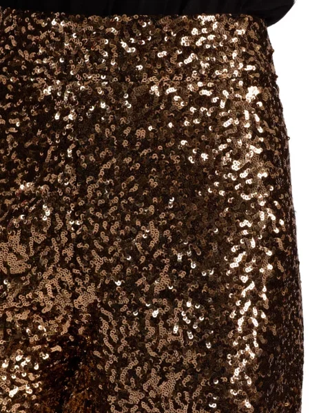 Pantaloni Alice + Olivia auriu