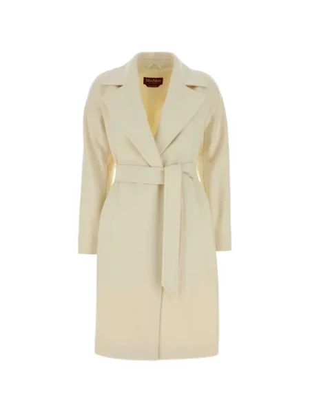 Cu centură palton 's Max Mara alb