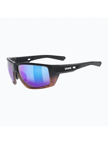 Слънчеви очила UVEX Mtn Venture CV black matt/mirror blue черно