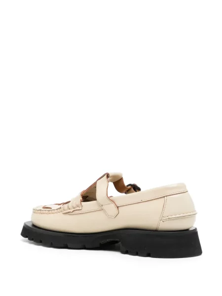 Δερμάτινα loafers Hereu κίτρινο