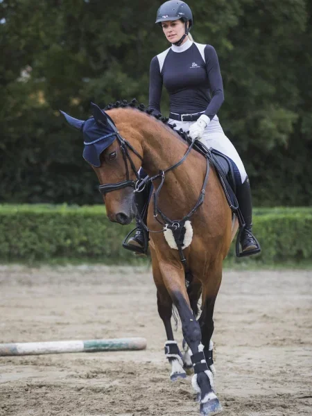 Koszulka wyścigowa Black Jack biała