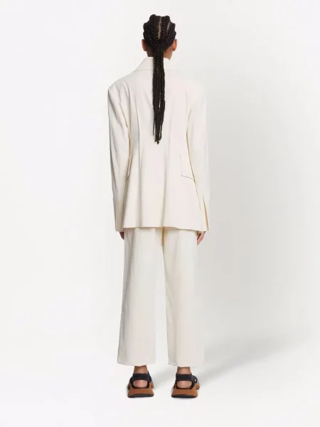Lněné sako Proenza Schouler bílé