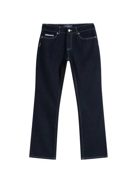 Blugi Juicy Couture cu autograf albastru